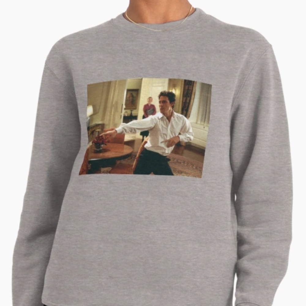 Love Actually Hugh Grant Dancing Sweatshirt